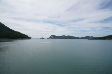 다도해의 섬,  신의도에서 바라보는 진도 풍경
