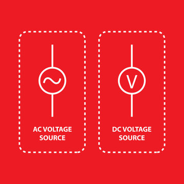 AC voltage source and dc voltage source