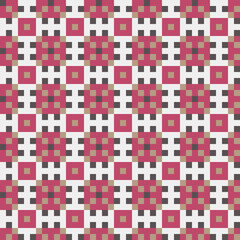 Abstract Cross Pattern generative computational art illustration
