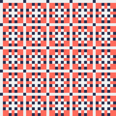 Fototapeta premium Abstract Cross Pattern generative computational art illustration