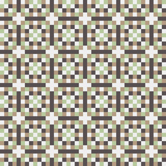 Fototapeta premium Abstract Cross Pattern generative computational art illustration