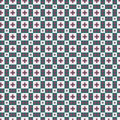 Fototapeta premium Abstract Cross Pattern generative computational art illustration