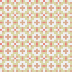 Abstract Cross Pattern generative computational art illustration