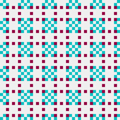 Abstract Cross Pattern generative computational art illustration