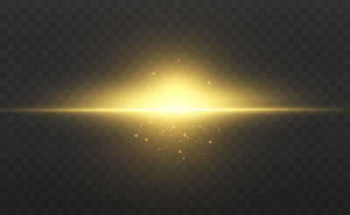 Light flare special effect. vector illustration.	