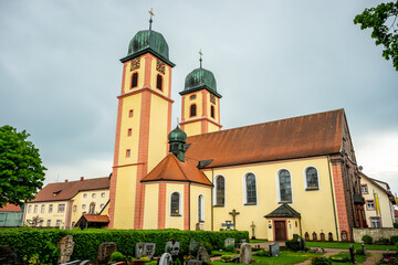 Fototapeta na wymiar Monastery Church of St. Maergen