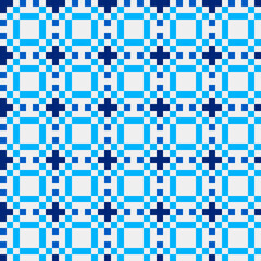 Abstract Cross Pattern generative computational art illustration