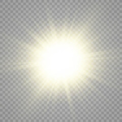 Light flare special effect. vector illustration.	