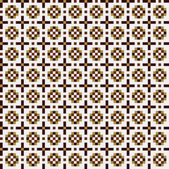 Abstract Cross Pattern generative computational art illustration