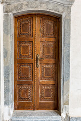 old wooden door