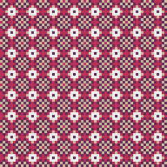 Fototapeta premium Abstract Cross Pattern generative computational art illustration