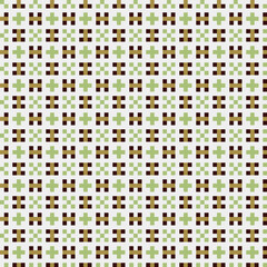 Abstract Cross Pattern generative computational art illustration