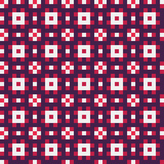 Fototapeta premium Abstract Cross Pattern generative computational art illustration