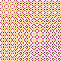 Obraz premium Abstract Cross Pattern generative computational art illustration