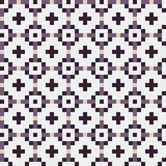 Abstract Cross Pattern generative computational art illustration