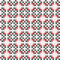 Abstract Cross Pattern generative computational art illustration