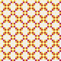 Fototapeta premium Abstract Cross Pattern generative computational art illustration