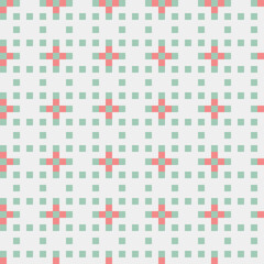 Abstract Cross Pattern generative computational art illustration