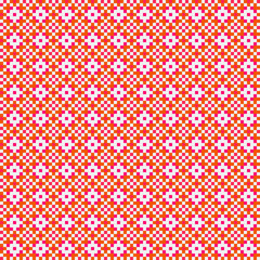 Abstract Cross Pattern generative computational art illustration