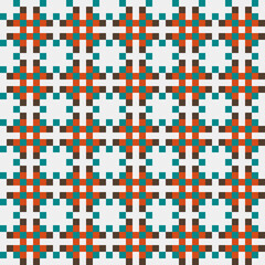 Abstract Cross Pattern generative computational art illustration