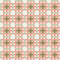 Abstract Cross Pattern generative computational art illustration
