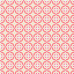 Abstract Cross Pattern generative computational art illustration