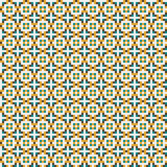 Abstract Cross Pattern generative computational art illustration