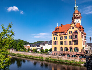 Rathaus von Waldheim in Sachsen