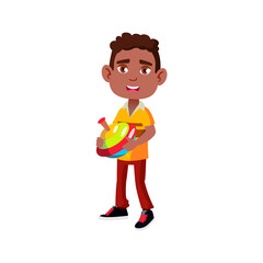 happiness indian boy playing with humming top cartoon vector. happiness indian boy playing with humming top character. isolated flat cartoon illustration