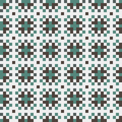 Abstract Cross Pattern generative computational art illustration