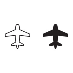 Vector airplane Icon