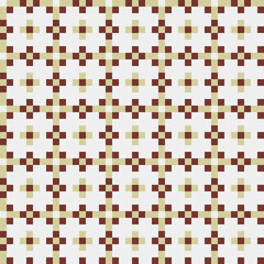 Fototapeta premium Abstract Cross Pattern generative computational art illustration