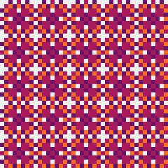 Abstract Cross Pattern generative computational art illustration
