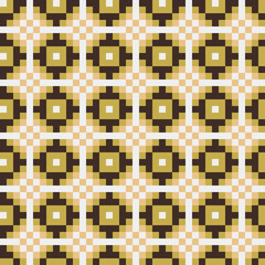 Abstract Cross Pattern generative computational art illustration