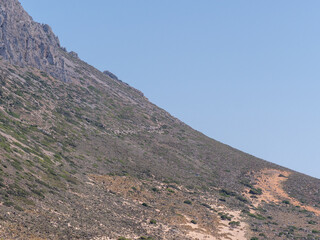 Amazing beach with turquoise water at Balos Lagoon and Gramvousa in Crete