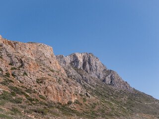 Fototapeta premium Amazing beach with turquoise water at Balos Lagoon and Gramvousa in Crete
