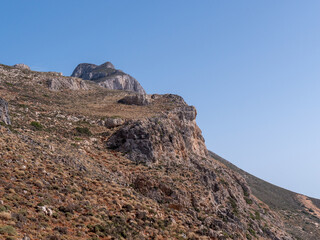 Amazing beach with turquoise water at Balos Lagoon and Gramvousa in Crete
