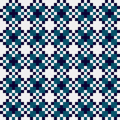 Abstract Cross Pattern generative computational art illustration