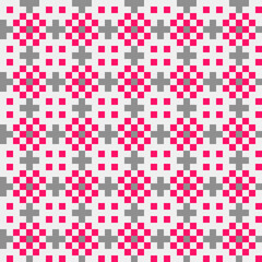 Abstract Cross Pattern generative computational art illustration