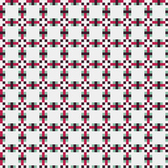 Abstract Cross Pattern generative computational art illustration