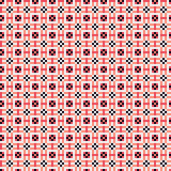 Abstract Cross Pattern generative computational art illustration