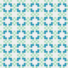 Abstract Cross Pattern generative computational art illustration