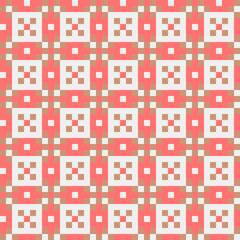 Abstract Cross Pattern generative computational art illustration