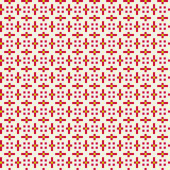 Abstract Cross Pattern generative computational art illustration