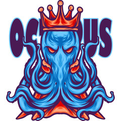 Fototapeta premium The King Of Octopus