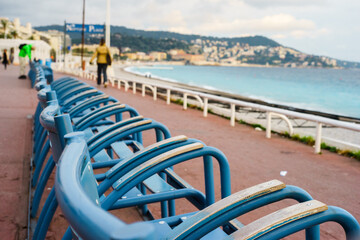 La promenade des Anglais à Nice, France