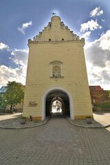 Brama Grudziądzka, także Bramka dawniej Grubieńska – zachowana brama miejska Chełmna z XIII wieku, Polska - obrazy, fototapety, plakaty