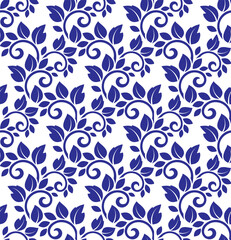 floral seamless pattern vector