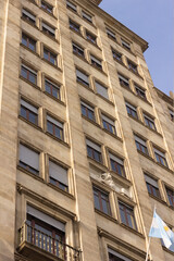 Building and windows in the centre of Barcelona