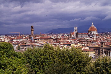 Fototapeta na wymiar View of Florence from Piazzale Michelangelo, Italy